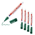 5 x edding 400 Permanentmarker grün Permanent Marker wasserfest 1mm Rundspitze