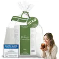 BwLights - Hochwertiges Paraffinwachs verschiedene Größen (10kg) in Weiß | Wachsgranulat zum Schmelzen & Herstellen Ihrer eigenen Kerze | 100% Paraffin
