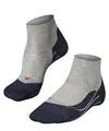FALKE Herren Laufsocken RU4 Endurance Short M Sso Baumwolle Funktionsmaterial antiblasen 1 Paar, Grau Lightgrey 3406, 44-45