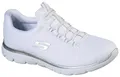 Skechers SUMMITS Slip-On Sneaker Freizeitschuh, Komfortschuh mit stoßdämpfender Zwischensohle
