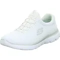 Skechers Damen Summits 12980 Turnschuhe, White Mesh/Silver Trim, 42 EU