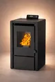NEMAXX® PC5 Pelletofen 5,3 kW  bis 120 m³ – Chrono & ECO-Modus, WiFi Ready (App optional), Display & Fernbedienung, Unterdruck-Verbrennung, Überhitzungsschutz & Autoabschaltung – Schwarz