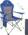 ADVANCED Luxus Campingstuhl Faltbar 150 KG Belastbar Ultragroß mit Hochlehner
