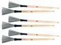 3er Set Drumstick Brushes Stick und Besen in einem vielseitig einsetzbar Top