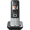 Gigaset Premium 100HX, Analoges Telefon, Kabelloses Mobilteil, Freisprecheinrichtung, 500 Eintragungen, Anrufer-Identifikation, Schwarz, Edelstahl - Schwarz/Silber