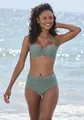 Highwaist-Bikini-Hose "Loretta", mit Ziergürtel, Gr. 36 - N-Gr, oliv N-Gr
