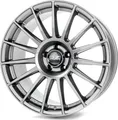 OZ Superturismo Dakar matt race silver 10x20 ET48 - LK5/130 ML71.56 Alufelge schwarz