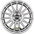 4x OZ Superturismo Dakar matt race silver 10x20 ET48 - LK5/130 ML71.56 Felge Alu