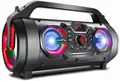 Audiocore AC875 Tragbarer Bluetooth-Lautsprecher Boombox 30W (20W+5Wx2)