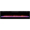 Dimplex Elektrokamin Prism 74", schwarz,mit Heizung, Fernbedienung, Optiflame® Flammeneffekt schwarz