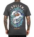 Sullen Clothing T-Shirt Sea Hammer Art Collective Tattoo Shark Hai Anker Schädel, Größe:L