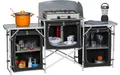 Berger Campingküche XL Küchenbox mit Alu-Arbeitsplatte und 5 Staufächern B-Ware