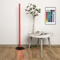 RGB Stehleuchte LED dimmbar Fernbedienung WIFI ca. 105cm hoch schwarzes Gestell