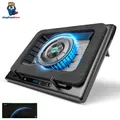 llano Gaming Laptop Kühler Kühlpad mit stufenloser Touch-Bedienung& Mauspad