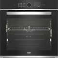 Beko BBIM13400XS EEK:  Einbaubackofen, 60 cm breit, 72 L, SoftDoor, CleanZone,