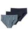 Schiesser Herren 3 Pack Unterwäsche Slips mit weichem Bund Bio Baumwolle Multipack - 95/5 Organic, Sortiert 8_180841, 7