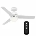 Hunter 51784 Seawave Outdoor Deckenventilator Licht Fernbedienung Weiß 132 cm