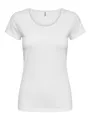 ONLY T-Shirt ONLY Damen T-Shirt LIVE LOVE O-NECK SS TOP 15205059