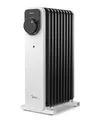 Midea Ölradiator, 2000W 9 Rippen tragbarer Elektroheizer mit Drehknopfregelung und einstellbarem Thermostat, 3 Heizstufen, Kipp- und Überhitzungsschutz, ultra-leise im Büro & Zuhause