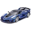 Bburago Modellauto Ferrari FXX-K Evo 2017 Peter Mann #27 Tour de France (blau), Maßstab 1:18 blau