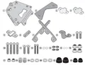GIVI SRA5134 Gepäckträger-Kit Für Monokey-Koffer, BMW F850-900 GS Adventure