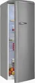 Exquisit RKS325-V-H-161E Stand-Kühlschrank Vollraum | 229 l | 146,5 cm Höhe | 5 Glasablagen | LED | Energieklasse E | Grau, E (Spektrum A bis G)