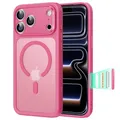 ESR für iPhone 17 Pro Hülle mit Kamerasteuerung Capture Button, Kompatibel mit Magsafe, Magnetische Handyhülle für iPhone 17 Pro Case, Zertifizierter Militärschutz Starke Stoßfest, Matt Rosa