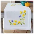 Vervaco Kreativset Vervaco Bedruckter Tischläufer "Frühlingsblumen", (embroidery kit by Marussia)