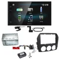 Kenwood DMX-125DAB Bluetooth MP3 USB Digitalradio Einbauset für Mazda MX-5 NC FL