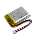 Lithium Polymer Akku innCraft Energy 500mAh 3.7V, 36x25x6 Modell 602535 3P Molex 51021-030 1.25mm Anschluss