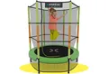 Kinetic Sports Gartentrampolin JUMPER 140, Ø 140 cm, Gummiseil Fun Jumper mit Sicherheitsnetz, Schutzpolster