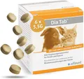Alfavet Dia Tab | 6 x 5,5g | Ergänzungsfuttermittel für Hunde und Katzen bei Durchfall | Kann dabei helfen Durchfall bei Hund und Katze zu reduzieren | Ideal für Unterwegs