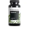 natural elements Vegane Hyaluronsäure – 500 mg Hyaluron pro Kapsel – 90 Kapseln – 500–700 kDa