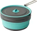 SEA TO SUMMIT Frontier Camping Kochtopf mit Abgießoption zusammenfaltbar ultraleicht blau 2,2L