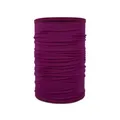 Buff®| Schlauchschal Merino Lightweight Männlich Weiblich Erwachsene Multifunktionaler Schal aus 100% Merinowolle, Wandern, Outdoor, Nachhaltig, Leicht, Schlanke Passform, Einheitsgröße, Pourpre