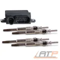 STEUERGERÄT + 4x GLÜHKERZE FÜR BMW 1-ER E81 3-ER E46 E90 5-ER E60 X3 E83 N47 M47