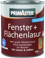 Primaster Fenster + Flächenlasur 750 ml grau