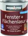 Primaster Fenster + Flächenlasur 750 ml grau  Holzlasur