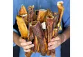 Breers Pet Food Rinderkopfhaut 20-25 cm für Hunde 1 kg Kausnack Hundeleckerlie, Einzelfuttermittel für Hunde für: Hunde, Harter Kauartikel, Leckerli getreidefrei, Hundesnack zuckerfrei
