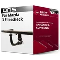 Für Mazda 3 Fliessheck Typ BM (Oris) Anhängerkupplung vertikal abnehmbar neu
