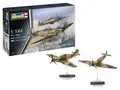 Supermarine Spitfire Mk.Ia Hawker Hurricane Mk.I 2 Modelle 1:144 Bausatz Revell