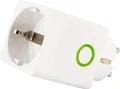SCHWAIGER -ZHS15- Zwischenstecker/Verbrauchsmesser/Steckdosenadapter/Stromverbrauch Anzeige über LEDs/Zigbee/Smart Home/Steuerung per App/Sprachsteuerung mit Alexa, Google
