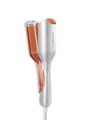 SHEGLAM Beach Babe Welleneisen für Haare 2 Barrel Kreppeisen 25mm mit Smart-Timer, einstellbarer Temperatur, Dual Voltage, Anti-Scald – Lockenstab für Beach Waves & Mermaid Hair