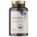 KURKRAFT Innere Ruhe Kapseln - Johanneskraut Baldrian Passionsblume Komplex hochdosiert - mit Vitamin B12, Hopfen-Extrakt, Lavendel und Zitronenmelisse (90 Kapseln)