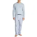 Tommy Hilfiger Original Long Sleeve Pyjama Set Hellblau Baumwolle Medium Herren