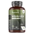 Weihrauch Kapseln - 2000mg Boswellia Pulver je Kapsel - 6 Monate Vorrat - 400mg Weihrauch Extrakt - 85% Boswelliasäuren - 180 vegane Kapseln - Indischer Weihrauchkapseln - WeightWorld