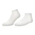 TOM FYFE Premium Merino Sneaker Socken Weiss / 42-44/1 Paar aus Merinowolle – geruchshemmend, feuchtigkeitsregulierend – Made in Europe