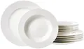 Ritzenhoff & Breker Tafelservice Saphir (12-tlg), 6 Personen, Porzellan, Teller Set, aus Porzellan für 6 Personen