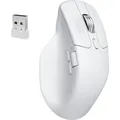 Keychron M6 Wireless Mouse 8000 Hz Polling Rate Ultra Silent Micro Switch und Metall-Scrollrad - Weiss (Kabelgebunden, Kabellos) (M6S-A24)