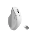 Keychron M6 Kabellose Maus Weiß / PixArt 3950 (8000 Hz) All-Silent-Mikroschalter